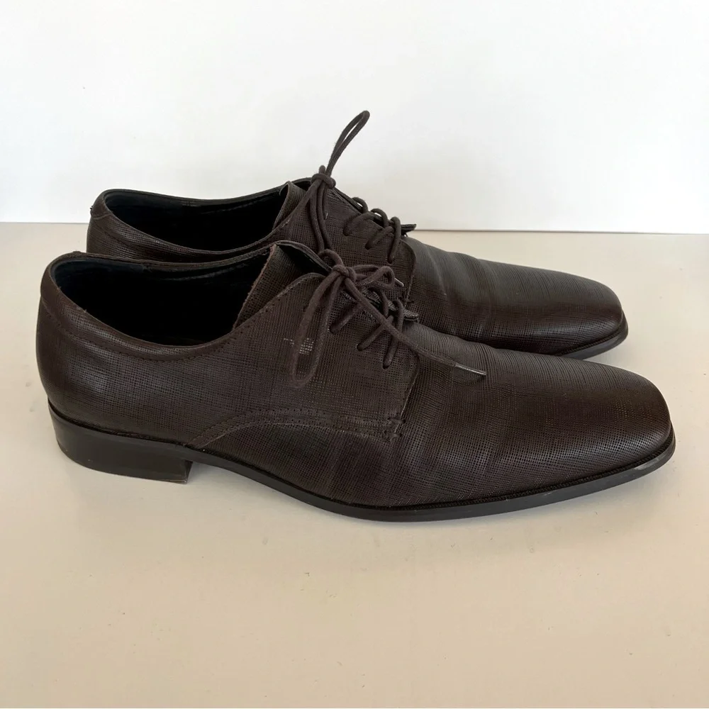 Calvin Klein Gordon Textured Dress Lace Up Shoe - Men’s 10.5